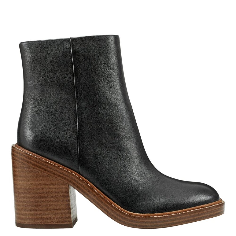 Marc Fisher | HALEENA ROUND TOE BOOTIE Black Size 7